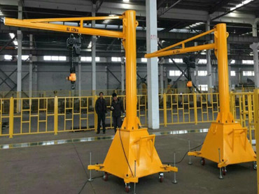 Wheel Guide nan mobil Cantilever Crane